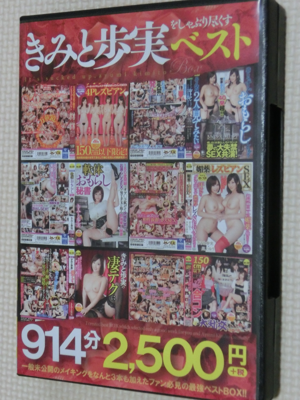 きみと歩実をしゃぶり尽くすベスト914分 6枚組 セレブの友
